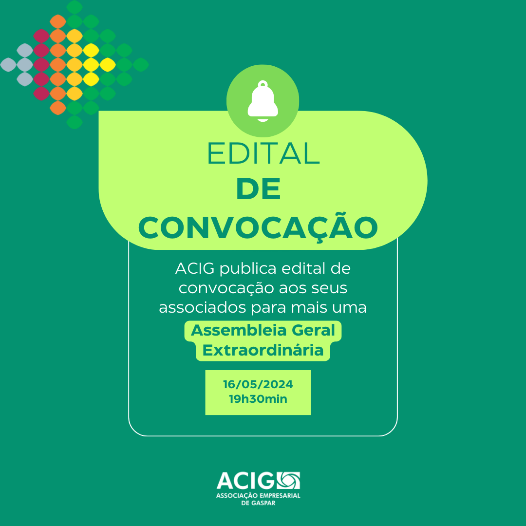 CONVOCAÇÃO PARA A ASSEMBLEIA GERAL EXTRAORDINÁRIA