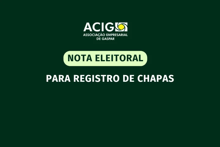 Nota Eleitoral da Registro de Chapa