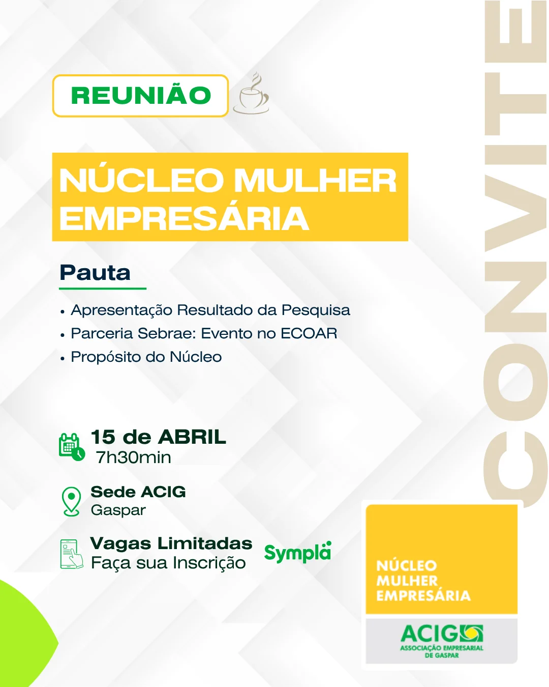 A ACIG convida para a 1ª reunião