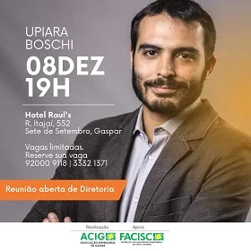Palestra sobre o cenário político