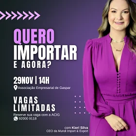Palestra aborda o tema importação
